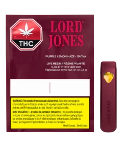 Lord Jones Purple Lemon Haze Live Resin Vape