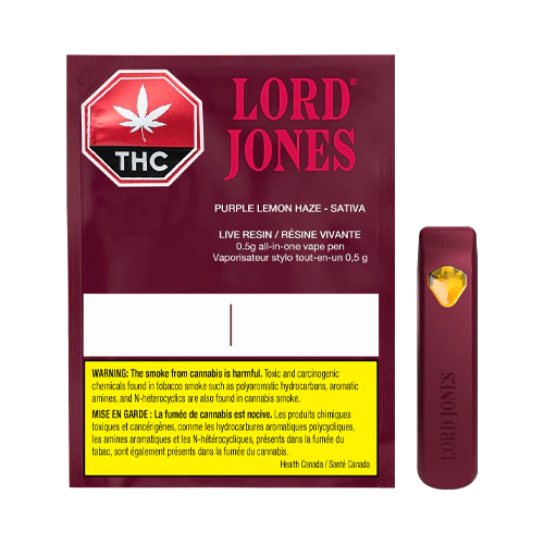 Lord Jones Purple Lemon Haze Live Resin Vape