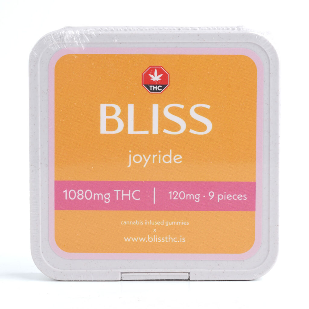 Bliss Edibles 1080mg THC Joyride Gummies