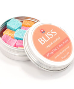 Bliss Edibles Tropical Assorted 375mg THC Gummies