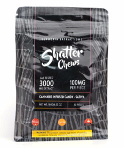 Euphoria Extractions Sativa 3000mg Shatter Chews