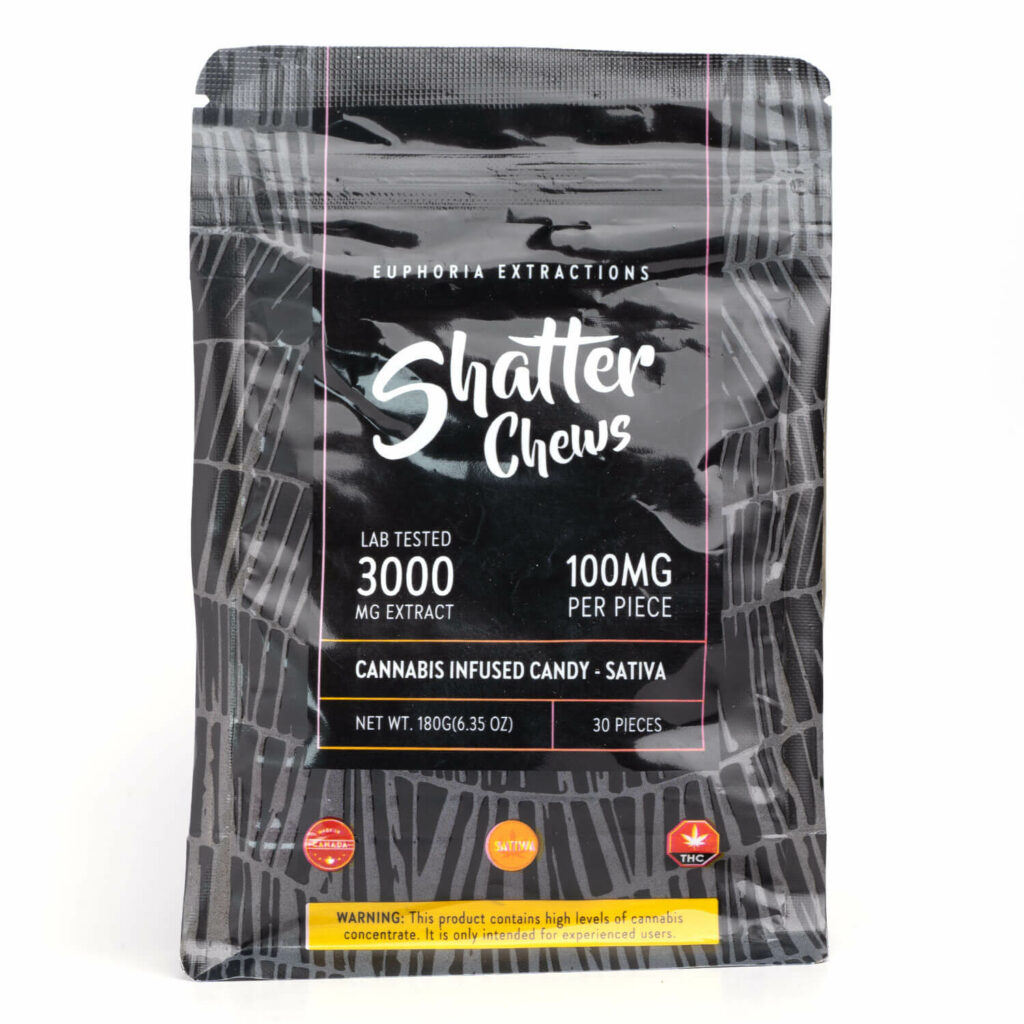 Euphoria Extractions Sativa 3000mg Shatter Chews