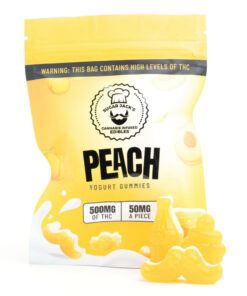 Sugar Jack's Peach Yogurt Gummies 500mg