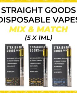 Straight Goods Disposable Vapes Mix & Match 5x1ml