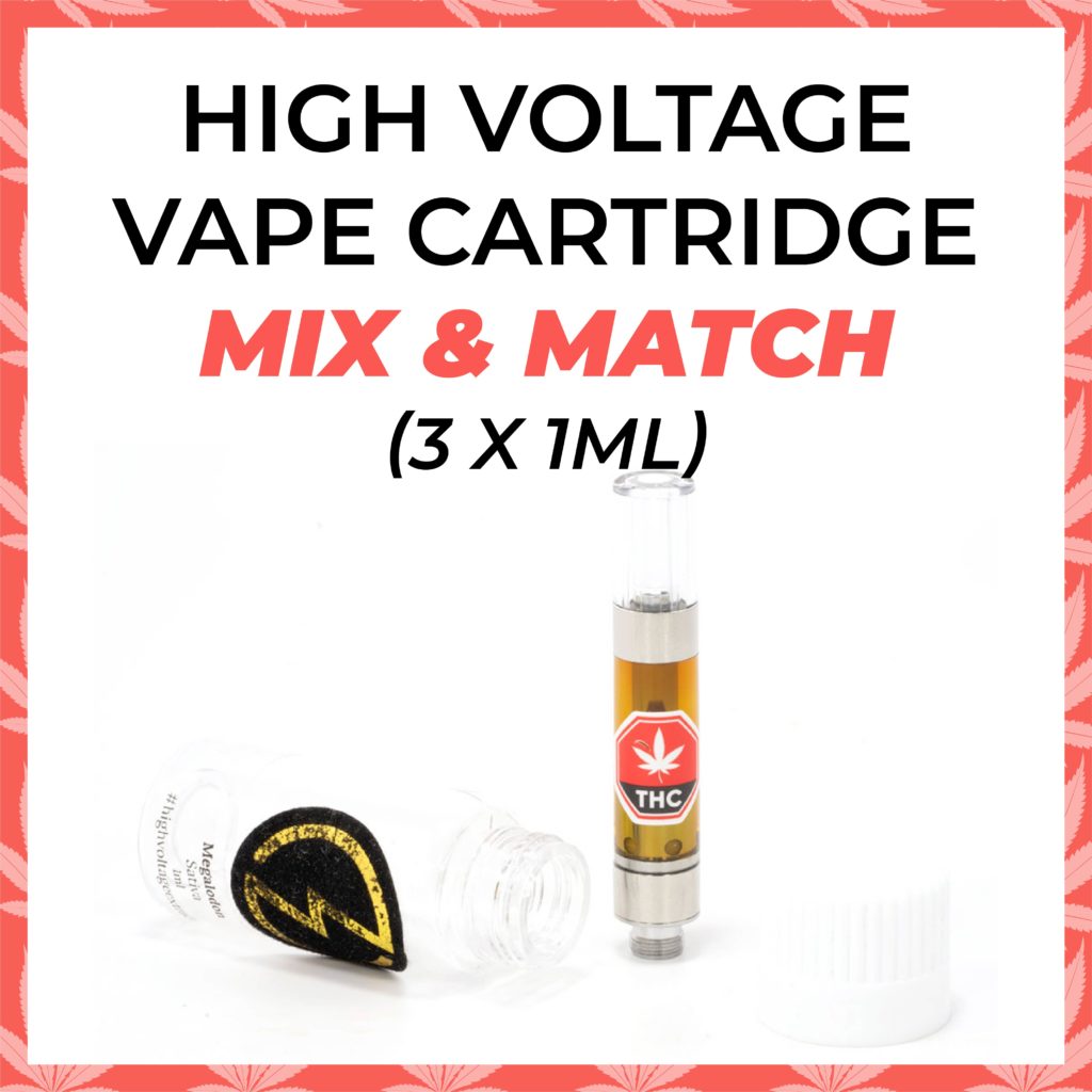 High Voltage Vape Cartridge Mix & Match 3x1ml